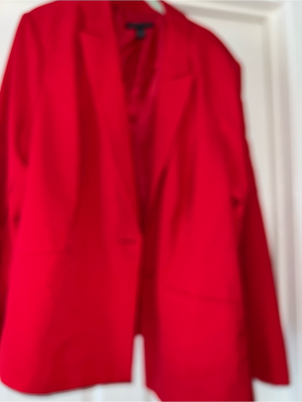 Bold Red Blazer